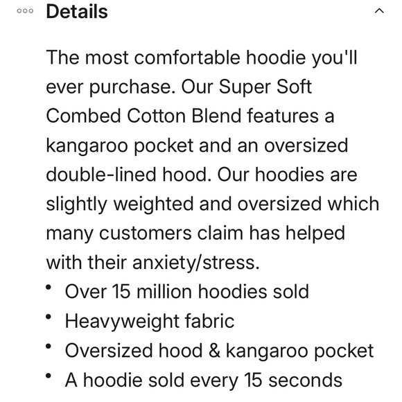 NWT Comfrt ‘Signature’ Hoodie - Picture 5 of 7